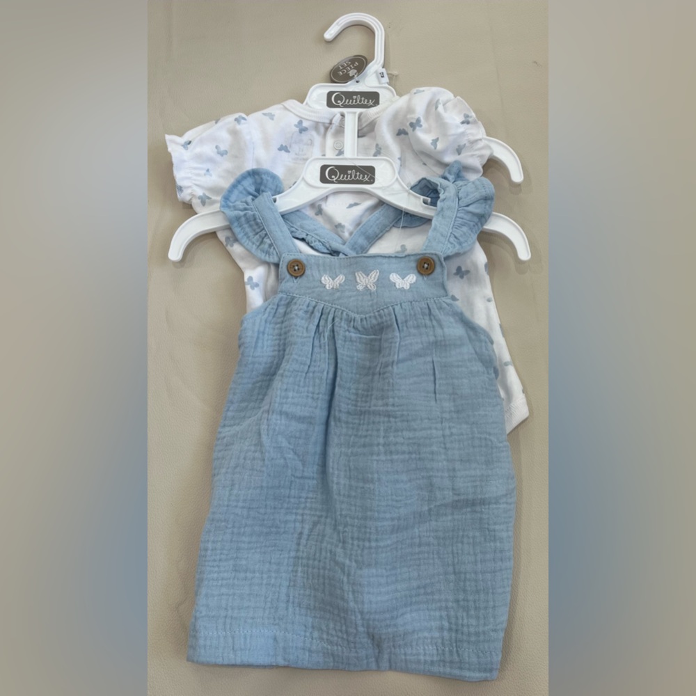2-piece Butterfly Dress & Bodysuit